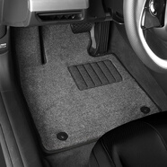 懶狼汽車(chē)腳墊主駕駛單片保護墊地毯?jiǎn)为氈黢{駛位副駕駛面層單個(gè)小腳墊 單獨主駕駛-深灰色-普拉絲8mm厚 凱迪拉克CT5/CT6/XT4/ATSL/XT5等