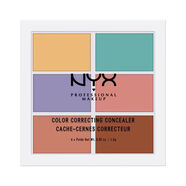 NYX官網(wǎng)正品直售NYX啞光珠光暖色修容南瓜色大地色初防偽可查 6色遮瑕盤