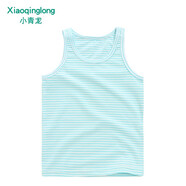 小青龍 寶寶背心薄款夏季背心寶寶吊帶內(nèi)衣打底內(nèi)衣小背心 綠橫條 90 (建議80-90cm)