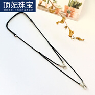 頂妃（DING FEI）泰國(guó)原版佛牌鏈保色蠟繩防汗佛牌掛繩多掛快拆扣吊墜繩 雙掛上下掛銀色款(泰國(guó)原版)