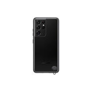 SAMSUNG Galaxy S21 Ultra 手機(jī)殼，透明保護(hù)套，黑色（美國(guó)版）
