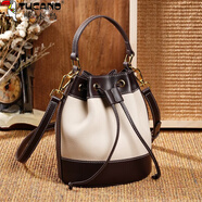 啄木鳥(niǎo)（TUCANO）七夕代購精致小包包女2024新款今年流行感質(zhì)感小眾設計水桶包 奶昔白