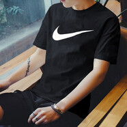 耐克（NIKE）短袖男裝上衣2025夏季新款時(shí)尚舒適運(yùn)動(dòng)休閑半袖T恤衫AR4999-01 DC5095-010黑色/店長(zhǎng)推薦 L