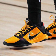 耐克（NIKE）男鞋Zoom Kobe 5 ZK5 科比5代湖人李小龍實(shí)戰(zhàn)男子運(yùn)動(dòng)籃球鞋 CD4991-700 李小龍黑黃 40.5