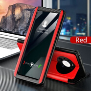 VIVO【品質(zhì)原裝】適用于vivoy11手機殼y10真皮保護套y100翻蓋式y(tǒng)100i 紅色(收藏送膜) vivo Y11