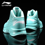 李寧（LI-NING）【惡魔二代】籃球鞋運動鞋子男休閑鞋戶外耐磨高幫實戰(zhàn)訓(xùn)練球鞋 惡魔2代-電光藍 42 (內(nèi)長265)