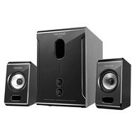 麥博多媒體有源音箱臺(tái)式電腦2.1低音炮筆記本桌面音響 黑色 標(biāo)配