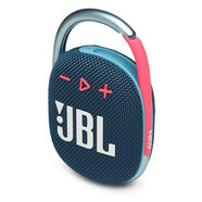 JBL CLIP4 無線音樂盒四代 藍(lán)牙便攜音箱低音炮 戶外音箱 迷你音響 IP67防塵防水 一體式 藍(lán)拼粉
