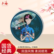 SHANGHAI女人雪花膏白鳶尾補(bǔ)水保濕乳液面霜擦臉油身體乳老國(guó)貨經(jīng)典護(hù)膚品 白鳶尾80g【升級(jí)款】