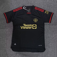 FCFV2324曼聯(lián)特別版球衣男T恤短袖足球服夏季運(yùn)動(dòng)服訓(xùn)練服賽前服球服 短袖2324曼聯(lián)特別版黑色單上衣 M 成人歐碼