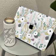 TLXT插畫(huà)透彩殼適用蘋(píng)果macbookpro保護殼2024款14寸macbook套air13筆記本mac電腦輕薄13寸透明保護套 T520「柳條」贈黑色鍵盤(pán)膜+防塵塞 其它型號請聯(lián)系客服