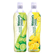 屈臣氏（Watsons） 青檸飲料濃漿/屈臣氏檸檬飲料濃漿 750ml 預(yù)調(diào)酒 檸檬青檸各一瓶 750mL*2瓶