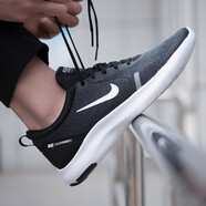 耐克（NIKE）男鞋2025冬季新款E-SERIES運動(dòng)鞋透氣緩震易穿脫休閑鞋跑步鞋 黑色白AJ5900-013/Flex赤足飛線(xiàn) 42.5