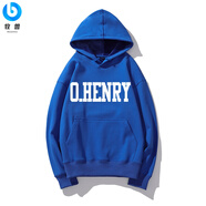 牧獸周星馳衛衣男逃學(xué)威龍上海灘賭圣星爺OHENRY連帽衫外套衣服 藍色 S