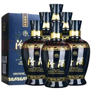 汾酒山西汾酒杏花村老白汾酒45度壇汾475mL*6瓶禮盒裝清香型白酒 1年 475mL 6瓶 53度