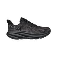 HOKA ONE ONE男士CLIFTON 9系列緩沖輕便休閑運動鞋 李現同款 黑色 42(8.5)