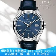 【二手99新】萬(wàn)國(guó)男表 工程師系列自動(dòng)機(jī)械精鋼商務(wù)休閑男士手表二手奢侈品腕表 42表徑藍(lán)盤皮帶IW323310