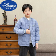 迪士尼新款中大童羽絨服內(nèi)膽秋冬初高中校服內(nèi)外穿神器羽絨外套 藍(lán)色(建議拍大一碼) 160