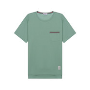湯姆 布朗（THOM BROWNE）新品 男士棉質(zhì)圓領(lǐng)短袖T恤男裝禮物男 MJS010A 01454 350 艾綠色 S /品牌原碼 1