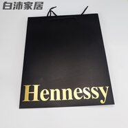 睟馬家居 新款軒尼詩禮袋洋酒馬爹利藍帶名士手提袋禮品禮包裝紙袋子 新款軒尼詩 高39寬30側(cè)寬12 大