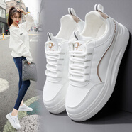 李寧天波牌大碼41一42小白鞋女2025新款夏季網(wǎng)面透氣運動(dòng)鞋學(xué)生 F08白棕皮面款 42