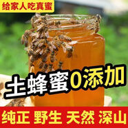 清弗【巨劃算】正宗蜂蜜土蜂蜜原裝新鮮品質(zhì)保證農(nóng)家百花蜜成熟無添加 秦嶺深處:好蜜源[真蜂蜜] 5瓶裝:土蜂蜜5斤[秦嶺深處好蜂