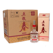 五糧液股份出品 五糧春系列 濃香型白酒 糧食釀造 口糧酒 宴請(qǐng)送禮自飲 45度 500mL 6瓶 五糧春第二代