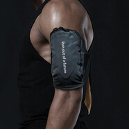 捷如風(fēng) 防水手臂手機包跑步包運動(dòng)健身手機臂包男女馬拉松裝備蘋(píng)果多功能反光手機套腕套手機袋運動(dòng)手臂包 傳奇黑（所有手機可用）