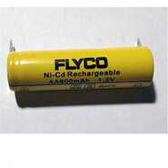 飛科剃須刀充電電池1.2v AA600mAh FS330 fs320 fs325 FS812適用 黃色