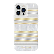 CASE-MATE 銀箔系列適用蘋(píng)果iPhone16/15ProMax手機(jī)殼14Plus手機(jī)殼透明防摔輕奢 貝殼條紋 iPhone 14 Pro Max