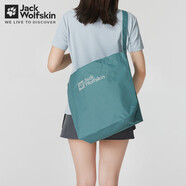 Jack Wolfskin狼爪單肩包男女同款春夏新品戶外運(yùn)動(dòng)休閑18L旅游斜挎包2020521 2020521-1159/綠藍(lán)色 35.5cm*43.5cm*13cm
