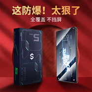 藍顏【電競兩片】適用黑鯊5鋼化膜 5Pro全屏覆蓋手機膜磨砂 5RS保護貼膜游戲防爆防摔無(wú)白邊無(wú)黑邊 高清全屏膜【升級防摔】2片 黑鯊5Pro /黑鯊5 /5RS 通用