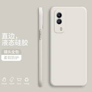 紀(jì)普vivoy97手機(jī)殼 y93/y85/y53s液態(tài)硅膠保護(hù)套純色液態(tài)全包直邊防摔女男軟殼套 Y53S-5G版【象牙白】