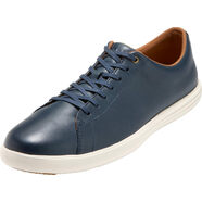 Cole Haan 歌涵 男士休閑鞋春夏牛皮革舒適輕盈緩震運(yùn)動(dòng)板鞋 Navy Leather Brnsh 7 D(M) 美國(guó)