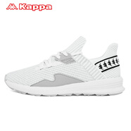Kappa串標(biāo)情侶跑鞋休閑運(yùn)動(dòng)鞋老爹鞋輕便旅游鞋K0AW5MQ20D 漂白/冰川灰色-001 36