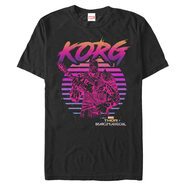 Marvel 漫威 Big & Tall 80s Korg 男士上衣短袖 T 恤 黑色 X-Large Big Tall