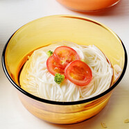 多萊斯 多萊斯 歐式玻璃泡面碗湯碗飯碗微波爐專(zhuān)用沙拉碗水果餐盤(pán)碟餐具 小號碗【米飯碗】