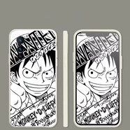 領(lǐng)悍 vivo手機殼海賊王路飛動(dòng)漫卡通潮牌男女款個(gè)性創(chuàng  )意軟殼全包防摔 古董白- 路飛 vivo Y77