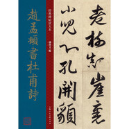 趙孟頫書(shū)杜甫詩(shī) 元代 行書(shū) 成人字帖 經(jīng)典碑帖放大本