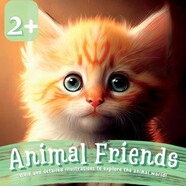 預(yù)訂  Animal Friends: Vivid and Detailed Illustrations to Explore the Animal World: 9781804342572
