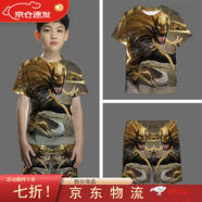 猴子大王地獄火衣服王者榮耀游戲套裝男女學生夏季短袖t恤休閑衣 DT馬超神威 XS 童140高（60-75斤）