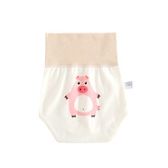 檸檬爬爬嬰兒寶寶內褲護肚圍純棉高腰男女寶寶肚兜護肚臍兒童春秋新生兒護肚子打底褲 小豬 100cm