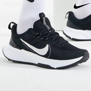 耐克（NIKE）男鞋運(yùn)動(dòng)鞋2025夏季慢跑鞋網(wǎng)面透氣休閑耐磨緩震低幫跑步鞋 DM0822-001/黑色 43