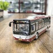 帝藍尼公交車(chē)模型福田北京 1:64 紅鷹 649路701 北汽歐輝BJ6123C7BCD 649路