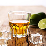 樂(lè )美雅（Luminarc）鋼化玻璃杯水杯耐熱加厚可疊透明茶杯套裝云石直身杯（6只裝） 云石鋼化杯300ml