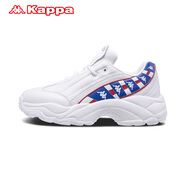 Kappa女運動(dòng)鞋跑鞋復古老爹鞋春季新款|K0925MM05 女 茉莉白-001 35