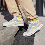 普尼男女款滑板鞋經(jīng)典款Atop時(shí)尚耐磨情侶款運動(dòng)板鞋12M1AT01 米色（女） 35