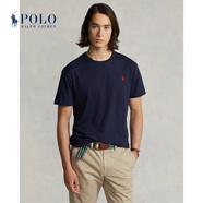 Polo Ralph Lauren 拉夫勞倫 男裝 經(jīng)典款修身棉質(zhì)短袖T恤RL11333 B82-海軍藍(lán) S