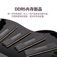 美商海盜船（USCORSAIR）復仇者 臺式機內存條DDR5 5200/5600/6000/6400/6600/6800/7000 16G單條 32GB/64G/96G/128G套裝 DDR5 660