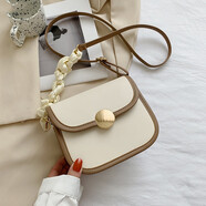 龍杰倫女學(xué)生包包斜跨包今年流行夏天質(zhì)感包包新款時(shí)尚潮馬鞍包小眾 棕色